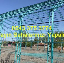 kapalı 3 lü makas sistemi halı saha yapan firmalar