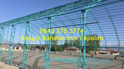 kapalı 3 lü makas sistemi halı saha yapan firmalar