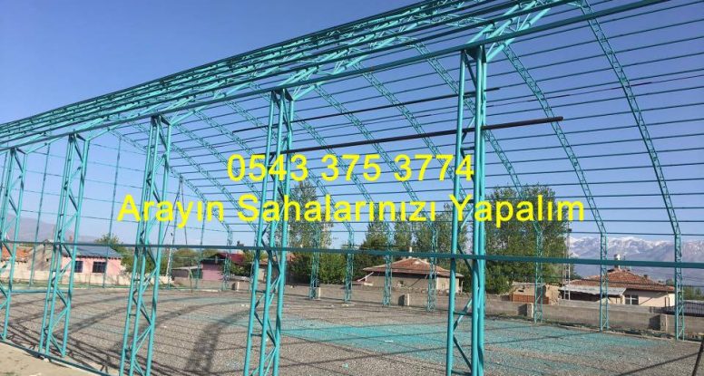 kapalı 3 lü makas sistemi halı saha yapan firmalar