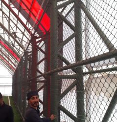 tel örgü, panel çit, halı saha tel örgü, 5 goz aralıgı tel